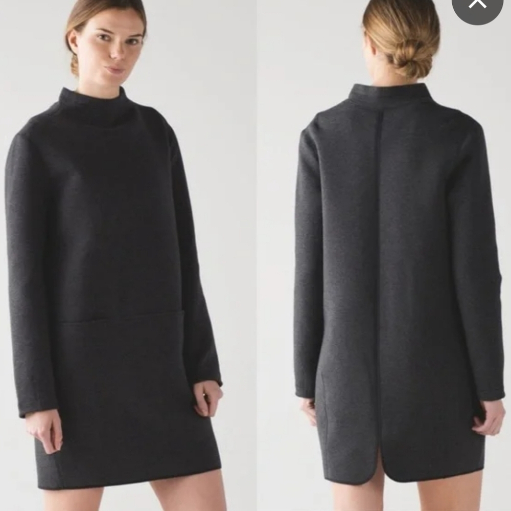 lululemon athletica city bound Black heathered Dress - Picture 1 of 9